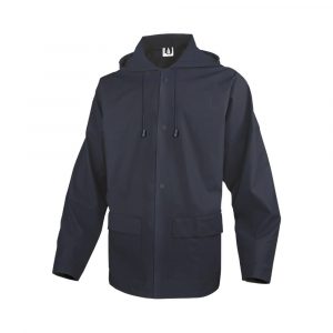 Deltaplus regenjas met capuchon 900ves blauw l