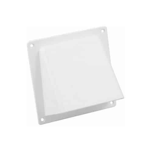 Nedco gevelklep kunststof wit voor buis 150mm
