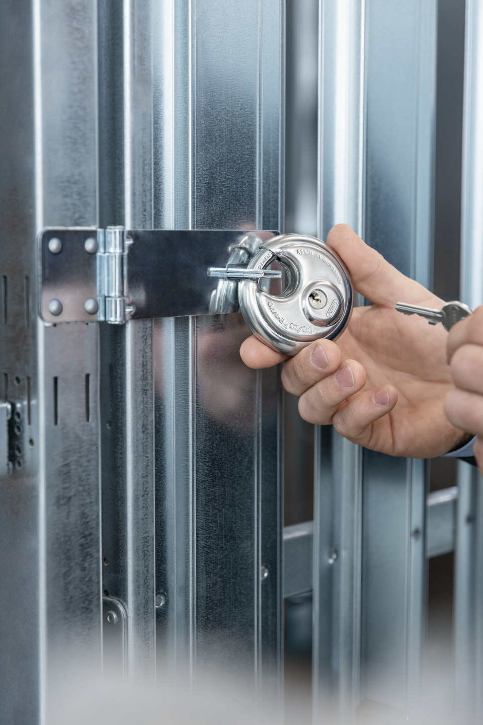 Abus Discus Hangslot 24/70 met 2 sleutels en RVS slotkast - Afbeelding 5