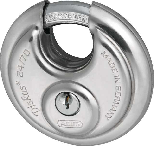 Abus Discus Hangslot 24/70 met 2 sleutels en RVS slotkast - Afbeelding 2