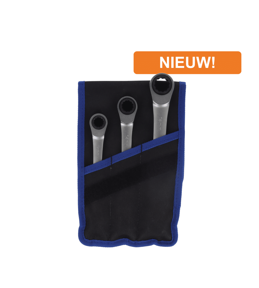 Ivana Quattro Ring-Ratelsleutel set 3-delig 8-19 mm 56987