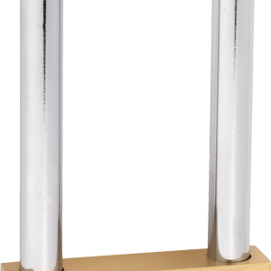 Abus Hangslot 85/50HB80 hoge beugel, kast van massief messing met 2 sleutels - Afbeelding 2