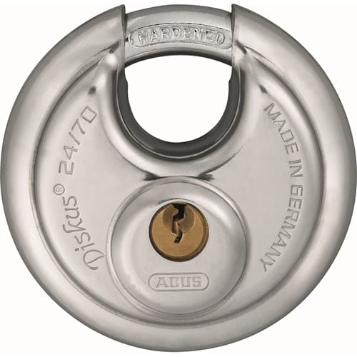 Abus Discus Hangslot 24/70 met 2 sleutels en RVS slotkast