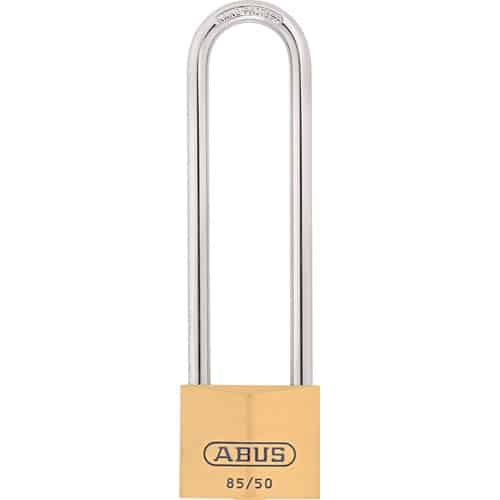 Abus Hangslot 85/50HB127 hoge beugel, kast van massief messing met 2 sleutels