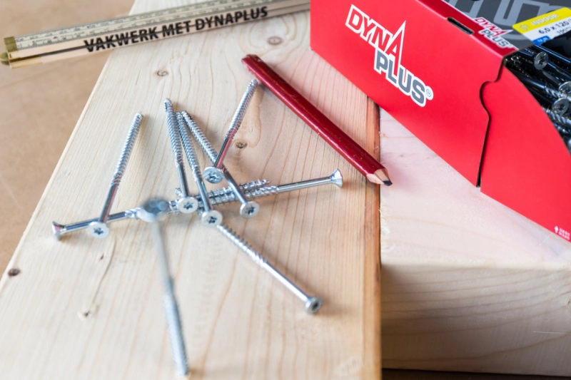Dynaplus schroeven torx t-20 platkop 4,0 x 60/35 mm indoor verzinkt inhoud 200 stuks deeldraad - Afbeelding 2