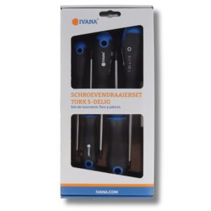Ivana Torx Schroevendraaierset 5 delig TX 10, 15, 20, 25, 30 56813