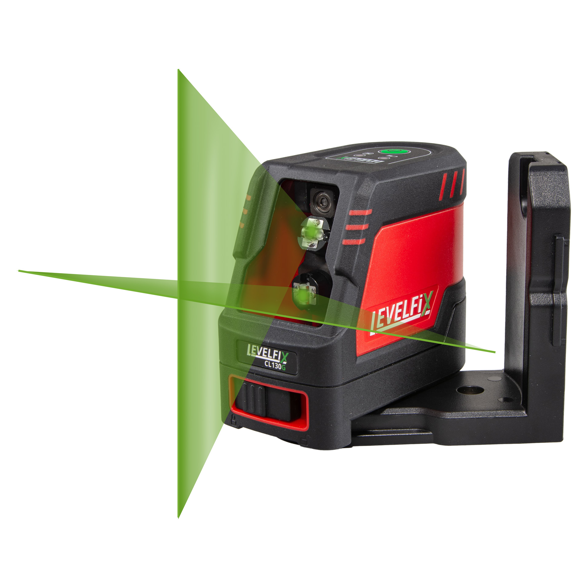 Levelfix Kruislijnlaser met groene lijn horizontaal en verticaal CL130G tot 30 meter zonder ontvanger, 50 meter met ontvanger (optioneel leverbaar) - Afbeelding 5
