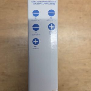 Ivana Schroevendraaierset VDE slim 5-delig Sleuf/Philips (kruiskop)56824 - Afbeelding 2