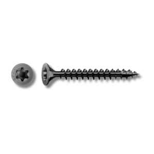 Spax zwarte schroeven torx t-20 platkop 3,5 x 40 mm 4cut a2t inhoud 200 stuks 1191040350403