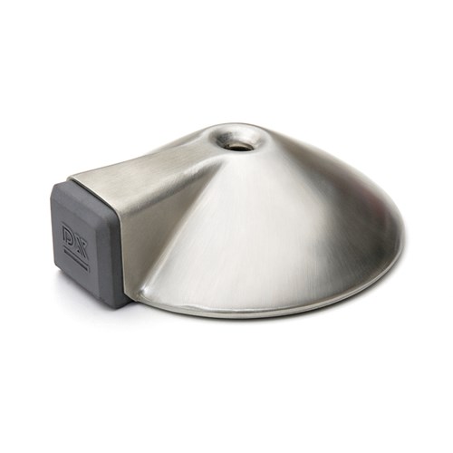 DX Deurstopper RVS 85 mm Antraciet voor vloermontage. Compleet met schroeven en pluggen 0526.100.2856