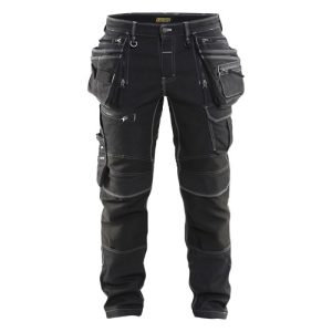 Blaklader Werbroek Denim Stretch X1900 Zwart 1990-1141-9900 maat 146