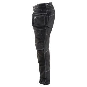 Blaklader Werbroek Denim Stretch X1900 Zwart 1990-1141-9900 maat 150 - Afbeelding 3
