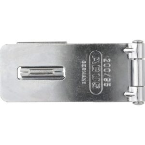 Abus overval voor hangslot, staal verzinkt 155 mm met vlakke sluitbeugel 200/155 - Afbeelding 3