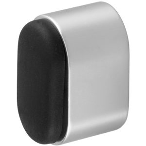 Hermeta Deurbuffer Ovaal 25mm Aluminium geanodiseerd kleur F1 voor wandplaatsing 4700-01E