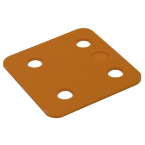 GB kunststof drukplaat 2 mm dik maximale drukbelasting 8000kg 34702.B048. Zak van 240 stuks