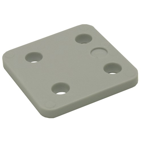 GB kunststof drukplaat 7 mm dik maximale drukbelasting 8000kg 34707.B048. Zak van 192 stuks