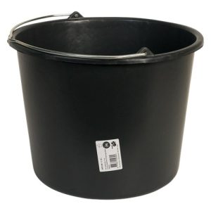 Gripline bouwemmer plastic zwart 20 liter - Afbeelding 3