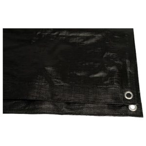 Konvox Bouwhekkleed Zwart 1,76X3,41 meter 150 grams - Afbeelding 4