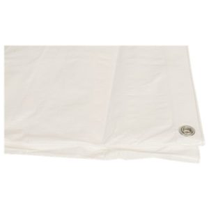 Konvox Bouwhekkleed Wit 1,76X3,41 meter 150 grams - Afbeelding 2