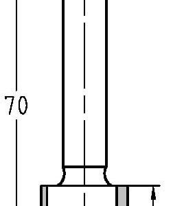 Trasco Groeffrees ø 16x20 mm, TL=70 mm, S=8 mm Hardmetaal 24243-5-16020 - Afbeelding 2