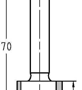 Trasco Groeffrees ø 19x20 mm, TL=70 mm, S=8 mm Hardmetaal 24243-5-19020 - Afbeelding 2