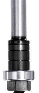 Trasco Spindel met tussenringen en lager opname(D) 6,3mm L2=20 mm S=8 mm voor groefzaagje 24443-0-00800