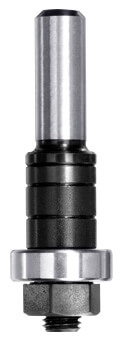 Trasco Spindel met tussenringen en lager opname(D) 6,3mm L2=20 mm S=8 mm voor groefzaagje 24443-0-00800