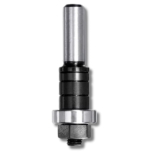 Trasco Spindel met tussenringen en lager opname(D) 6,3mm L2=20 mm S=8 mm voor groefzaagje 24443-0-00800