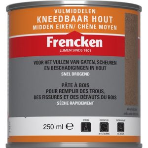 Frencken kneedbaar hout Midden Eiken / Teak 250 ml 125265