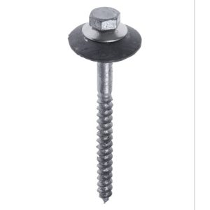 Golfplaatbout houtdraadbout RVS A2 3-delige sluitschelp 7 x 110 mm per stuk te bestellen