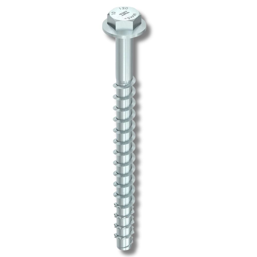 Heco Multi-Monti Plus Betonschroef zeskant 10,0x140/75/90 mm SW-13 verpakt per 25, 8mm boren 48457