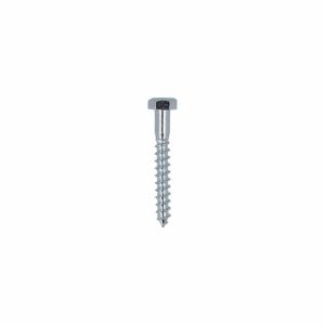 Houtdraadbout verzinkt din 571 12 x 60 mm per stuk te bestellen SW-19 - Afbeelding 2