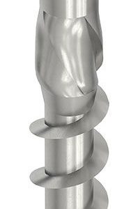 Heco Glaslatschroeven Platkop 3,5 x 40/27 mm RVS A2 Torx 10 inhoud 200 stuks deeldraad 61645