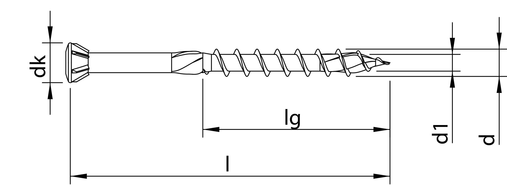 Heco Glaslatschroeven Platkop 3,5 x 40/27 mm RVS A2 Torx 10 inhoud 200 stuks deeldraad 61645 - Afbeelding 2