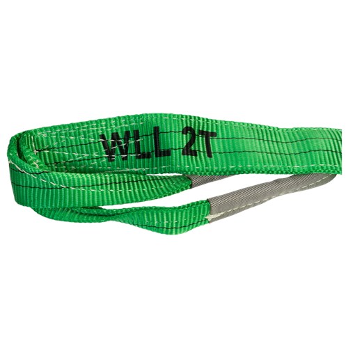Konvox Polyester Hijsband met lussen 3 meter lengte, 2 Ton draagkracht 0010501 - Afbeelding 2
