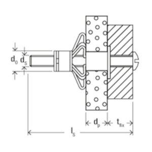 Fischer metalen Hollewand Plug HM 5x37 mm met metaalschroef Philips PH2 519772 per stuk te bestellen - Afbeelding 2