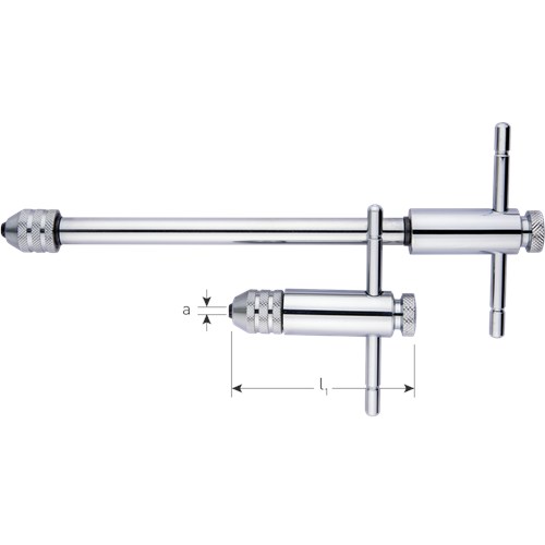 Rotec Tapkruk met ratel voor handtappen M3-M10 380.0001 - Afbeelding 2