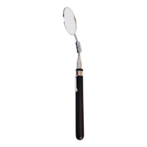 Inspectie Spiegel op Telescoopsteel. Diameter 50 mm. Lengte steel 74 cm
