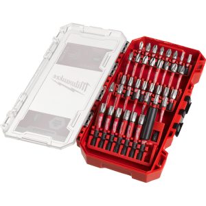 Milwaukee Packout Shockwave bitset 38 delig met bithouder 4932492009