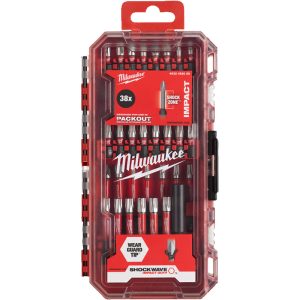 Milwaukee Packout Shockwave bitset 38 delig met bithouder 4932492009 - Afbeelding 2