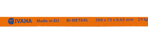 Ivana Metaalzaagblad Bi-Metaal Kobalt legering 24-tands 300mm set van 10 stuks 51702
