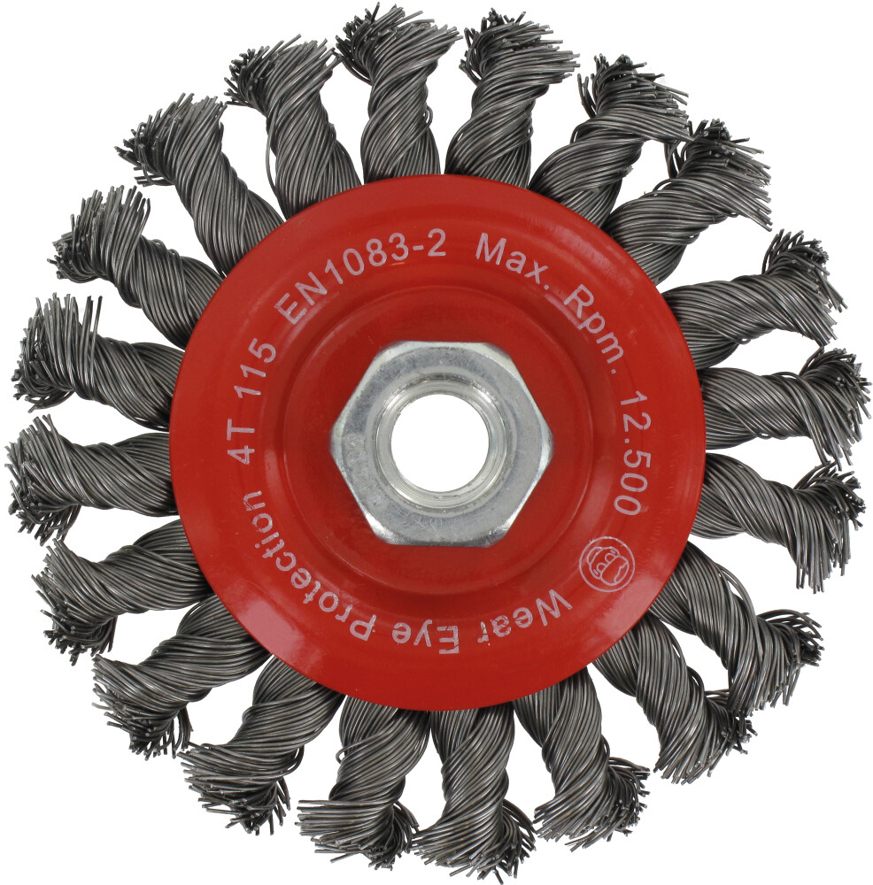 Ivana Rondborstel met getordeerd Staaldraad M14 115X0,50 mm 51728