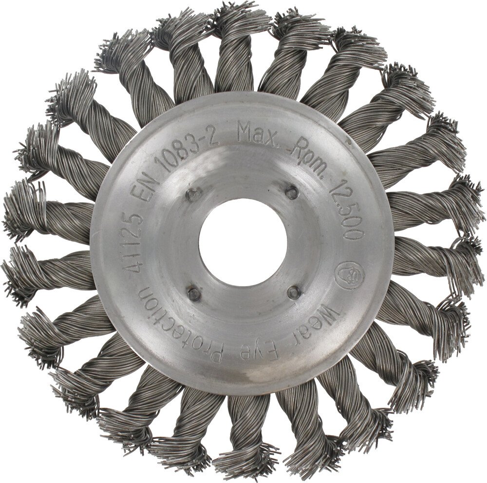 Ivana Rondborstel met getordeerd Staaldraad asgat 22,22 mm 115X0,50 mm 51729