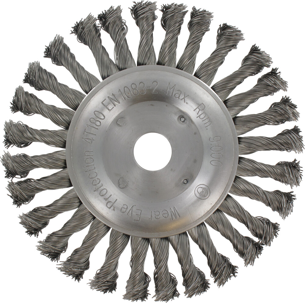 Ivana Rondborstel met getordeerd Staaldraad asgat 22,22 mm 180X0,50 mm 51733