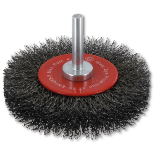 Ivana Stiftborstel met gegolfd Staaldraad met schacht 6mm 75X0,30x15 mm 51737