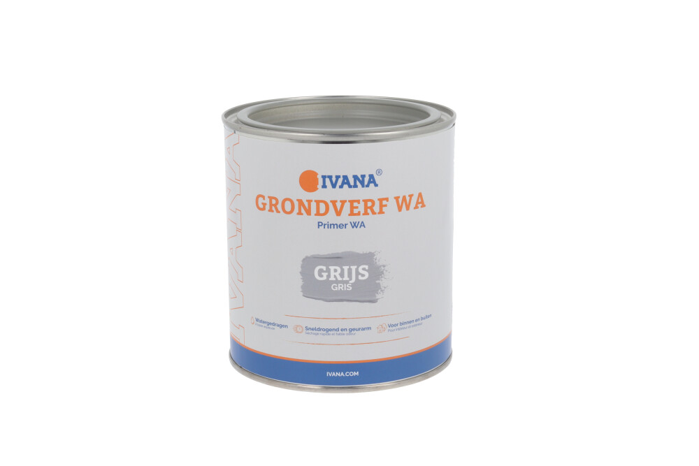 Ivana Watergedragen Grondverf Grijs 1 liter 57315