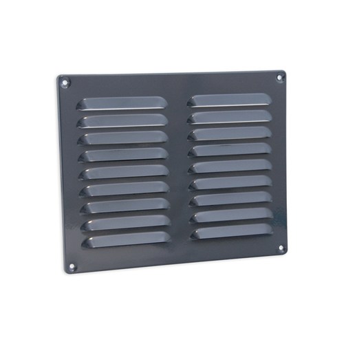 Nedco Schoepenrooster Aluminium Grijs 250x200mm bxh