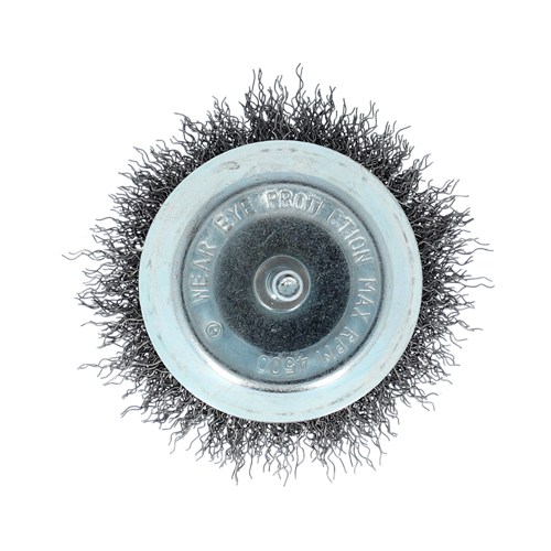 Flexovit Komborstel met Staaldraad Gegolfd diameter 75 mm - Afbeelding 2