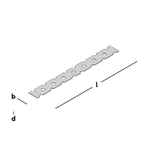 GB Lijm Koppel Strip RVS316 200 mm 212126 doos van 250 stuks - Afbeelding 3