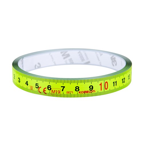 Komelon zelfklevend meetlint geel, 2 meter X 13 mm